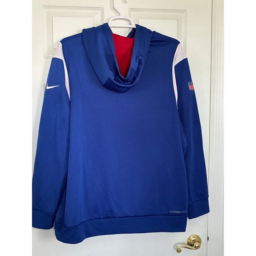 New York Giants 3XL NWT Nike Sideline Athletic Stack Performance Pullover Hoodie - Picture 2 of 11
